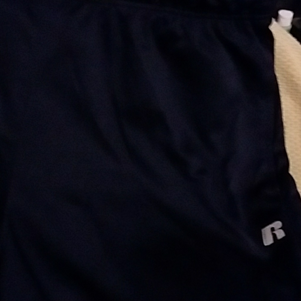 Black and grey joggers